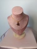 Collier trèfle-coeur