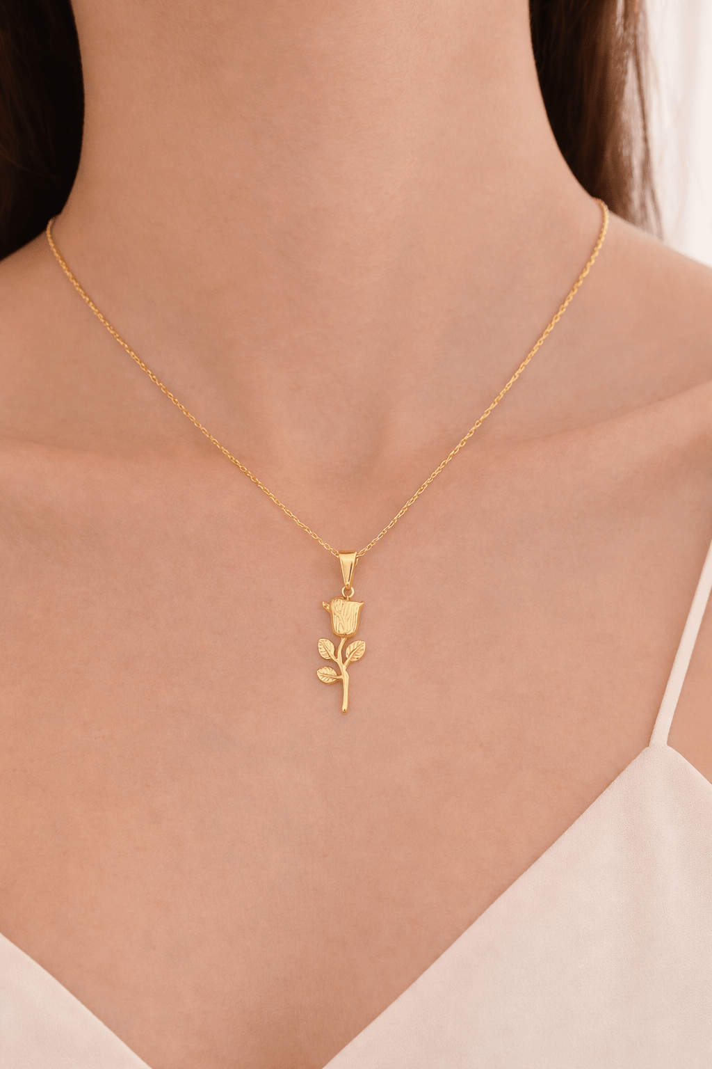 Collier rosa