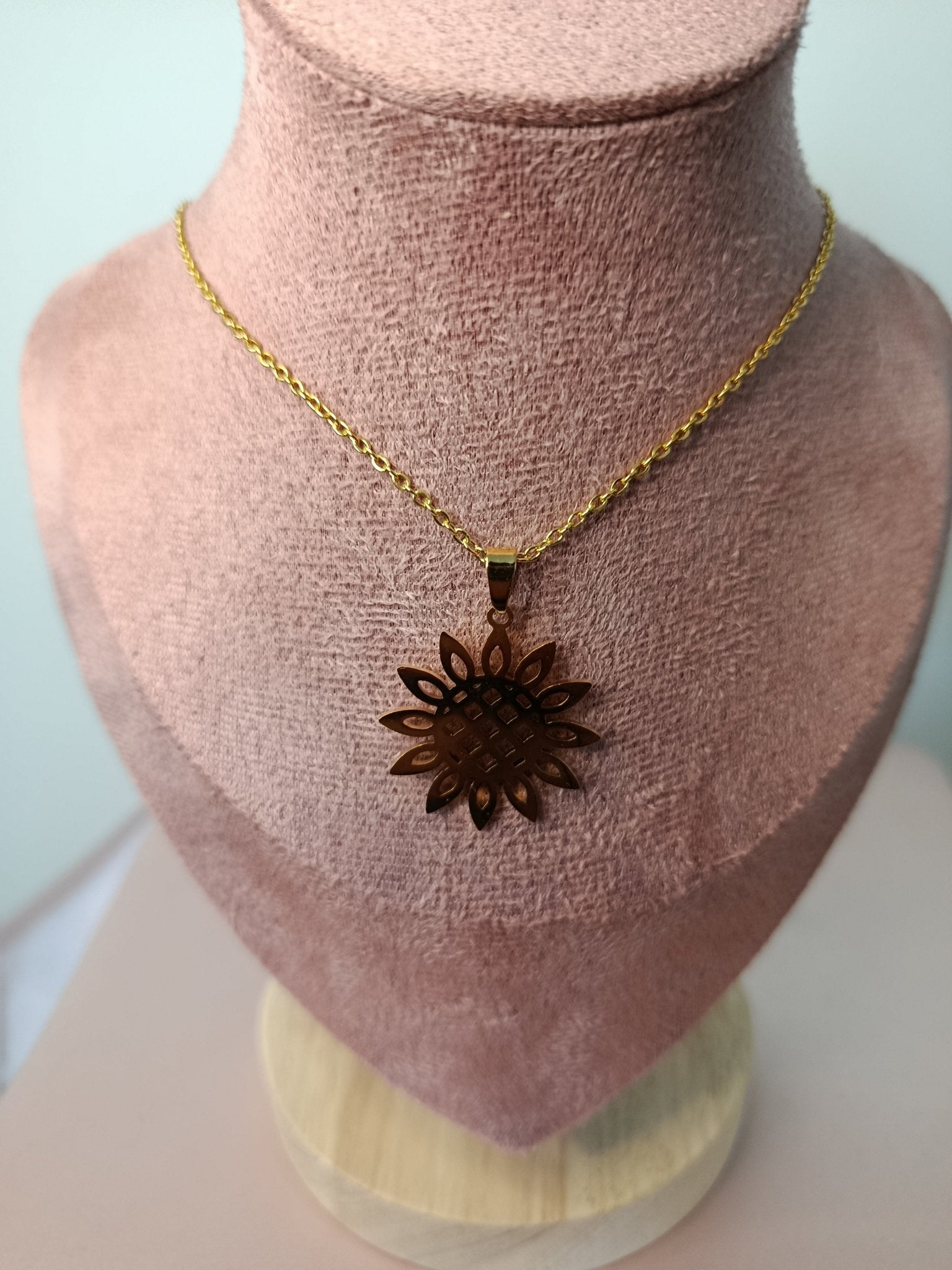 Collier tournesol