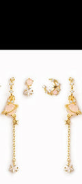 Boucles d'oreilles lunaire