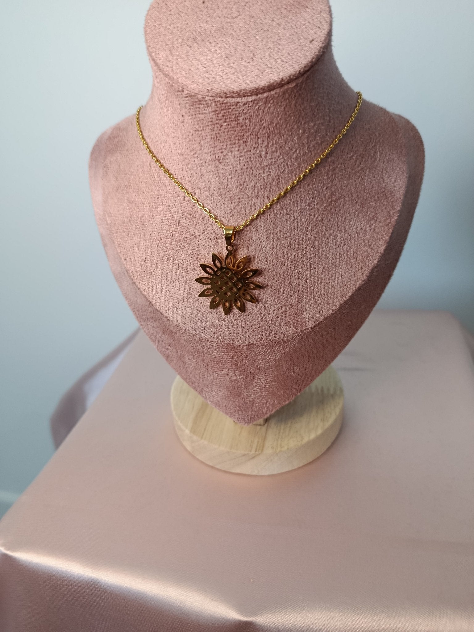 Collier tournesol